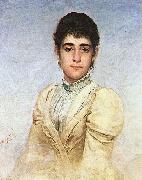 Almeida Junior Portrait of Joana Liberal da Cunha oil painting
